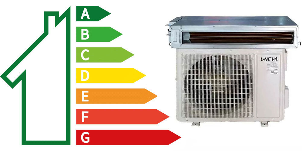 مصرف انرژی داکت اسپلیت کانالی یونیوا 36000